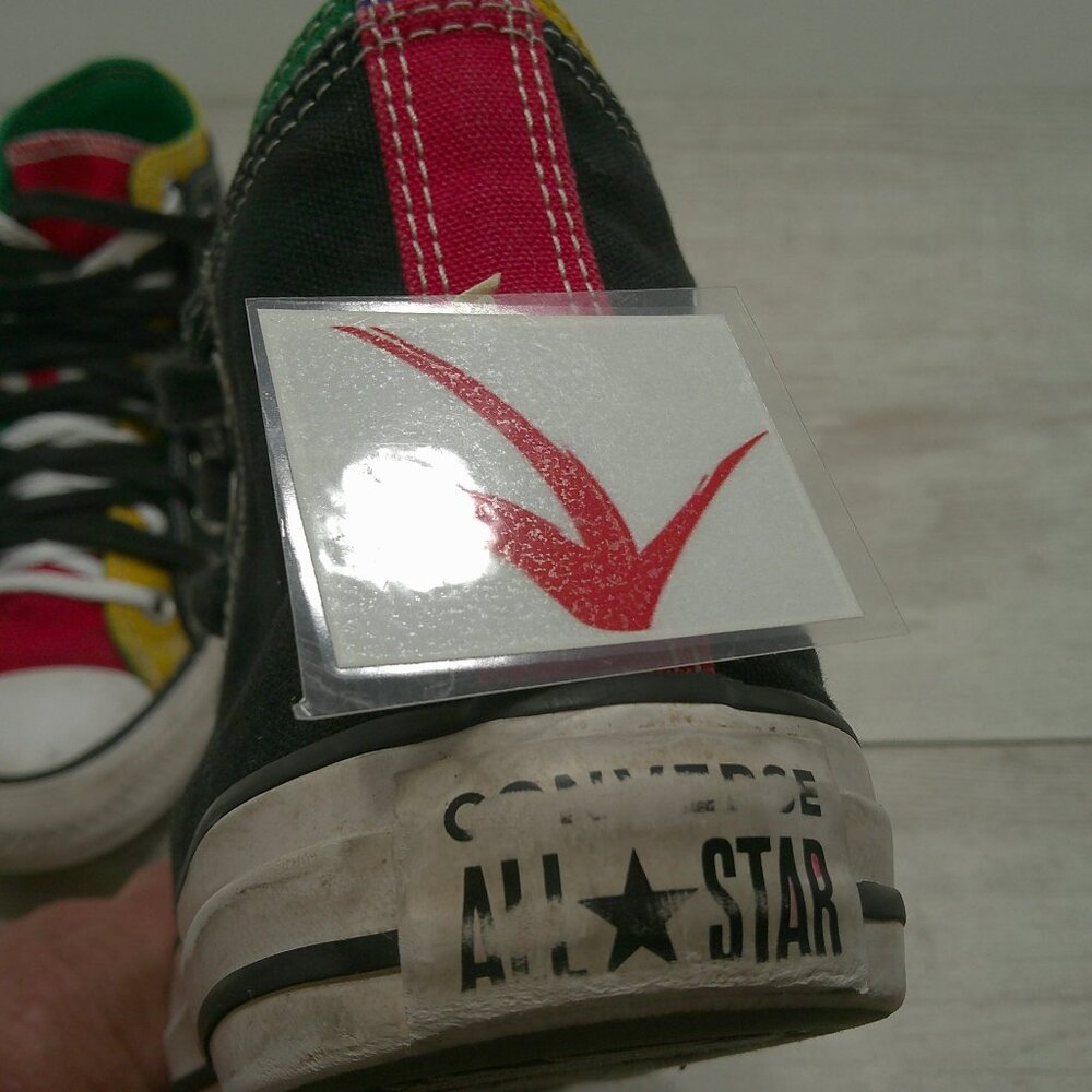Chuck Taylor Converse All Star Hi Double Upper Multicolored Dbl Lace Sz M4 /W6 - Picture 12 of 12